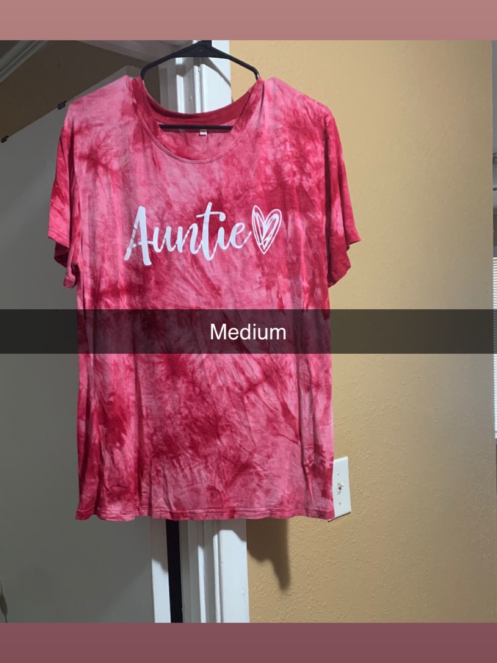 Auntie Tie-Dye Pink T-Shirt